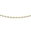 Pulsera de oro bicolor 18K TROQUELADA
